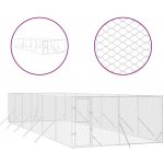 vidaXL Venkovní psí kotec stříbrný 400 x 1200 x 200 cm – Zboží Dáma vidaXL Venkovní psí kotec stříbrný 400 x 1200 x 200 cm – Zboží Dáma