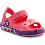 Coqui dětské sandály Yogi New rouge & Dk. lila růžová – Zboží Mobilmania