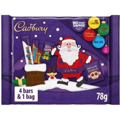 Cadbury výběr čokoládových tyčinek 78 g – Zboží Dáma