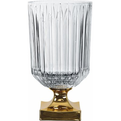 Váza MINERVA GOLD 32 cm, čirá, Nachtmann – Hledejceny.cz