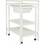 Quax přebalovací pult s vaničkou Basic bílý – Zboží Dáma