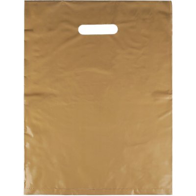 Prima-obchod Igelitová taška 30x40 cm, barva 3 zlatá – Hledejceny.cz