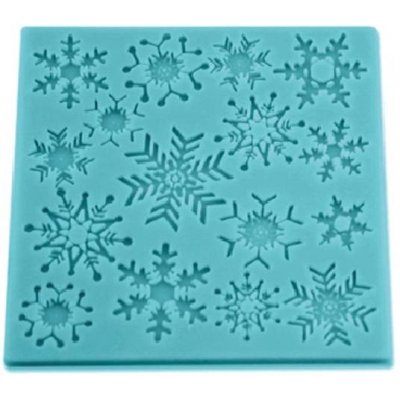 Cakesicq Silikonová forma sněhové vločky 10,5x10,5cm – Sleviste.cz