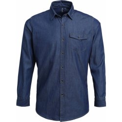 Premier Workwear pánská džínová košile PR222 iIndigo Denim