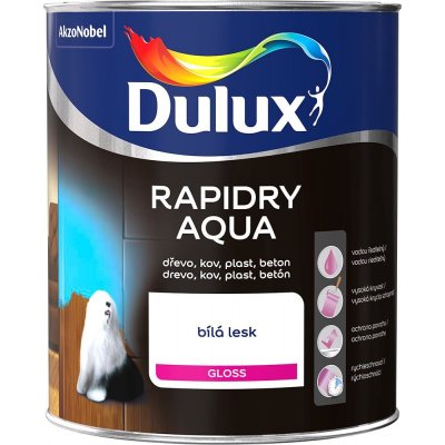 Dulux Rapidry Aqua 0,75 l bílá lesk – Sleviste.cz