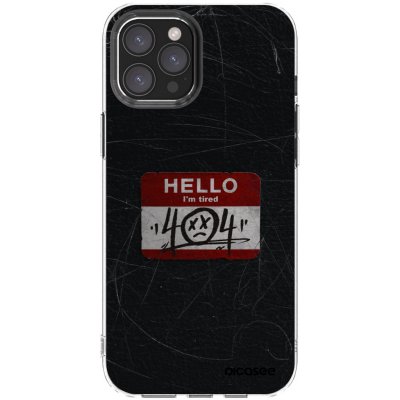 Picasee silikonový průhledný obal pro Apple iPhone 12 Pro Max - HELLO 404 – Zboží Mobilmania
