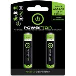 Powerton AAA 900mAh 2ks AB001WPN3AB2 – Zboží Živě