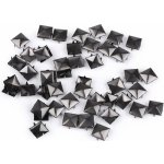 Prima-obchod Cvočky na oblečení 12x12mm pyramida, barva 2 nikl černý – Zboží Dáma