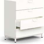 QBUS 4 zásuvky 86,8x 80 x 40 cm bílá – Zboží Dáma