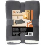 Ruhhy 26292 Oboustranná deka s beránkem tmavě šedá 150x200 – Zboží Mobilmania