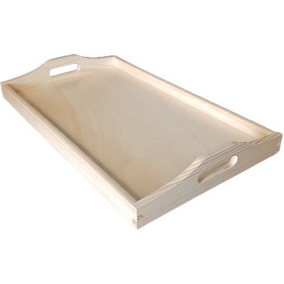 Hradil Dřevěný podnos s úchyty 50x6,5x30 cm – Sleviste.cz