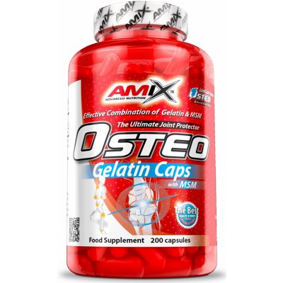 Amix Osteo Gelatin + MSM 400 kapslí – Zboží Mobilmania