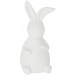 Storefactory Velikonoční dekorace EMILIA 14 cm, bílá barva, porcelán