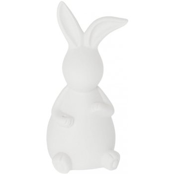 Storefactory Velikonoční dekorace EMILIA 14 cm, bílá barva, porcelán