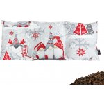VFstyle nahřívací polštářek bederní s pohankovými slupkami 50x20 cm Gifts červené – Zboží Mobilmania