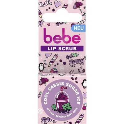 Bebe Young Care Lip Scrub Balzám na rty Cool Cassis 12 g