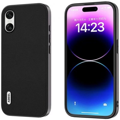 Abeel Leather Obal pro Sony Xperia 10 VI černý – Sleviste.cz