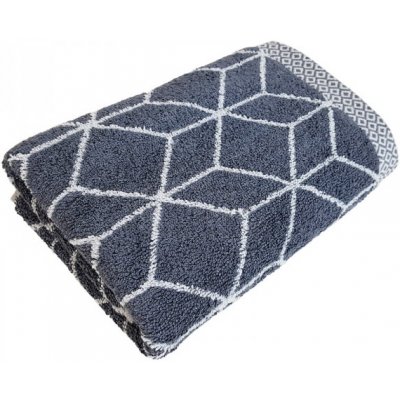 Framsohn Ručníky GRAPHICS PRIZMA tmavá šedá 100 x 50 cm – Zboží Mobilmania