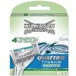 Wilkinson Sword Quattro Titanium Sensitive 8 ks – Zboží Dáma