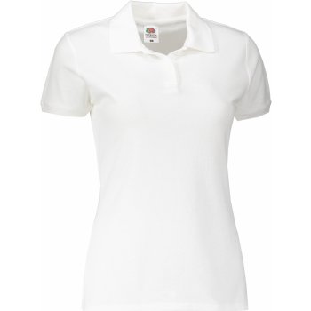 FRUIT OF THE LOOM LADY FIT PREMIUM POLO white