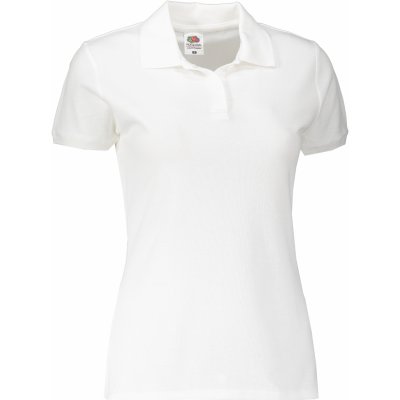 FRUIT OF THE LOOM LADY FIT PREMIUM POLO white