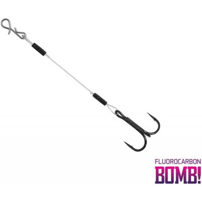 Delphin Přívlačový návazec Bomb! Twisto Rigs Fluorocarbon 3ks - #6/8cm – Zboží Mobilmania