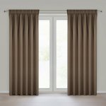EUROFIRANY ZÁVĚS NA PÁSCE OLENA 140X270 CM HNĚDÝ – Hledejceny.cz
