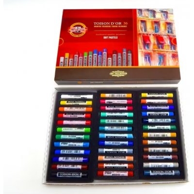 Koh-I-Noor Toison D'Or suché umělecké pastely sada 36 barev – Zboží Dáma