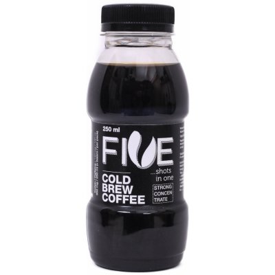 FIVE Cold Brew Coffee Concentrate 250 ml – Zboží Dáma