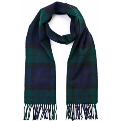 Šála z Merino vlny Black Watch Tartan 180x30 cm John Hanly – Zboží Dáma