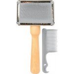 Trixie finišák velký dřevěná rukojeť 11 x 14 cm – Zboží Dáma