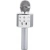 Karaoke Verk 01377 Karaoke Bluetooth mikrofon 1800mAh stříbrná