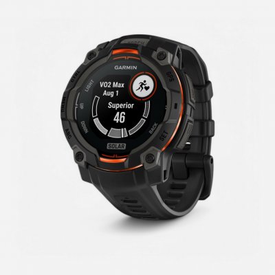Garmin Instinct 3 45mm Solar Black/Black band 010-02934-00 – Zboží Živě
