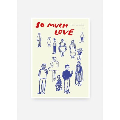 MADO Plakát So Much Love by All The Way To Paris 30x40 cm – Zboží Mobilmania