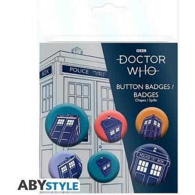 ABYstyle sada placek Doctor Who TARDIS – Zboží Mobilmania