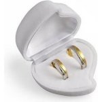 Šperky4U Dárková krabička na náušnice nebo snubní prsteny KR0019-WH – Sleviste.cz