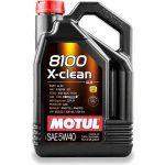 Motul 8100 X-clean 5W-40 5 l – Zboží Mobilmania