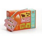 Djeco duo 12ks Počítání se zvířátky – Zboží Dáma