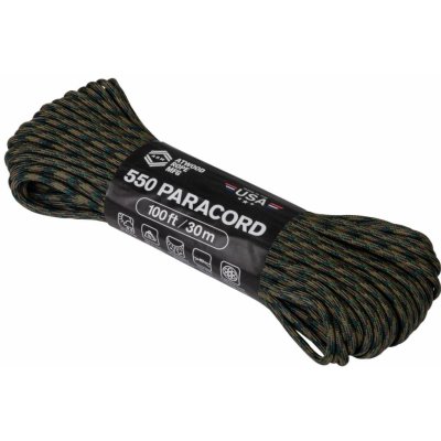 Para lano Atwoood Rope MFG 550 Paracord 30 m - woodland – Zboží Mobilmania