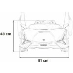 Mamido elektrické autíčko Lamborghini Sian červená – Zboží Dáma