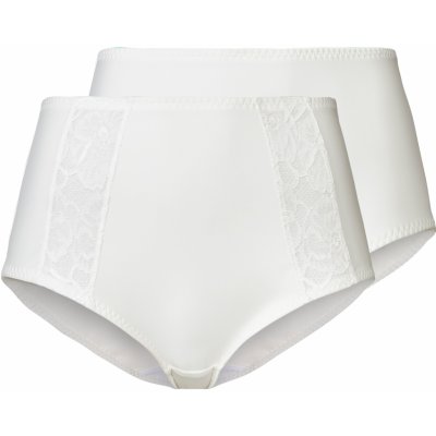 esmara Dámské tvarující kalhotky, 2 kusy bílá – Zboží Mobilmania