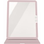 Make-up zrcátko Humanas HS-ML02 s LED podsvícením – růžové – Sleviste.cz