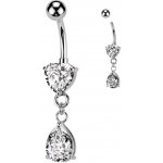 Šperky4U visací piercing do pupíku WP01034-C – Sleviste.cz