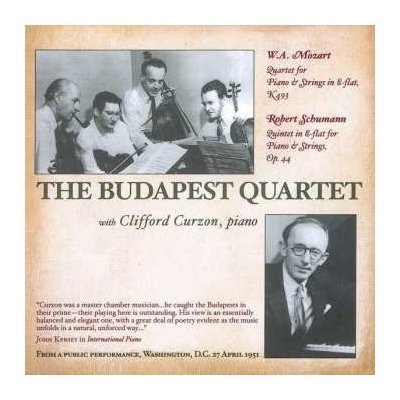 Wolfgang Amadeus Mozart - Quartet For Piano Strings In E-Flat, K493 Quintet in E-Flat For Piano Strings, Op. 44 CD – Zboží Mobilmania