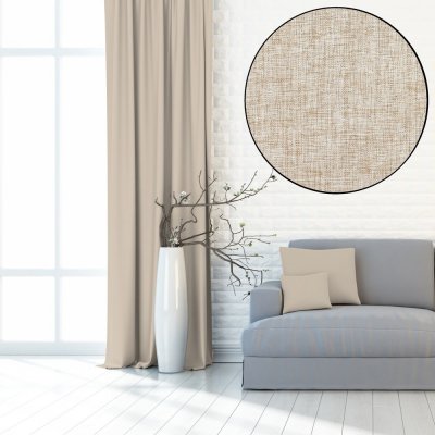 Kusový závěs Blackout West - béžový 250 x 135 cm – Hledejceny.cz