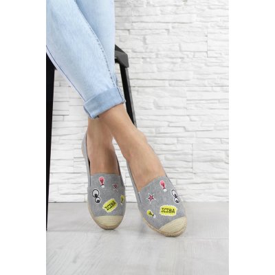 Seastar Šedé espadrilky JH21G – Hledejceny.cz