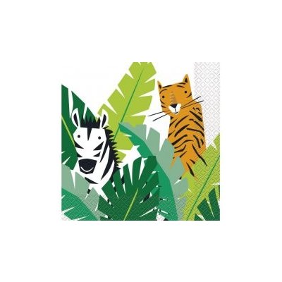 Unique Ubrousky papírové Safari 33x33cm 16ks – Zboží Dáma