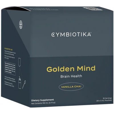 Cymbiotika Golden mind speciální výživa pro mozek, 30x 5 ml