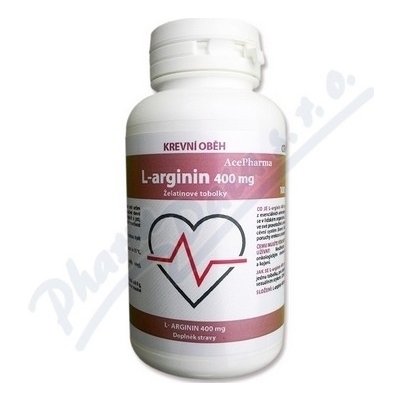 Acefill L-arginin 100 kapslí x 400 mg