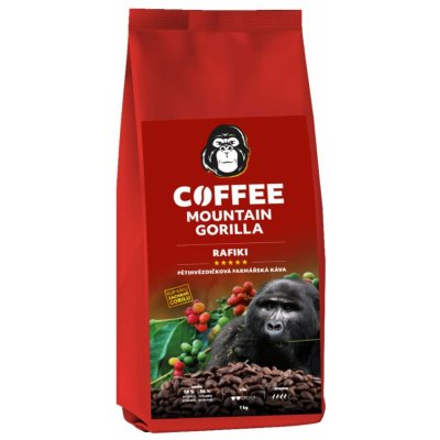 Mountain Gorilla COFFEE Rafiki espresso směs zrnková 1 kg – Hledejceny.cz